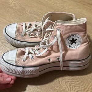 Converse Pink High-Top Sneakers